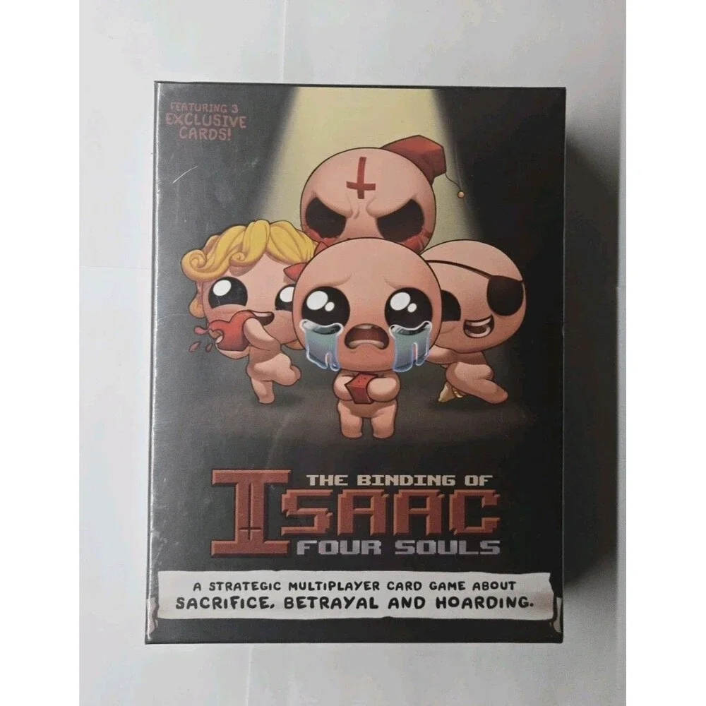 The Binding Of Isaac Four Souls With 3 Exclusive Cards NEW Game Cards Sealed